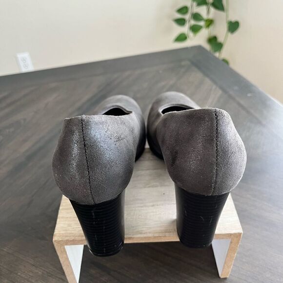 ANTELOPE 509 Metallic Pump in Gray Suede Leather - Picture 9 of 14